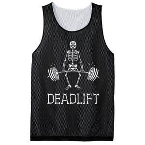 DEADLIFT Funny Halloween Skeleton Weight Lifting Workout Mesh Reversible Basketball Jersey Tank