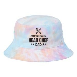 Dad Family Head Chef Funny Cooking Dad Tie Dye Newport Bucket Hat