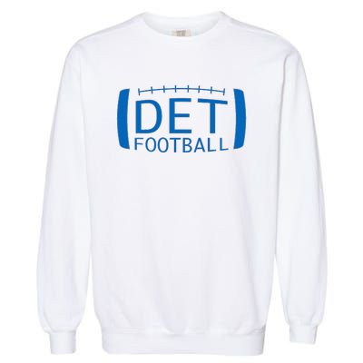 Detroit Football Honolulu Blue & Silver Fan Garment-Dyed Sweatshirt