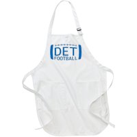 Detroit Football Honolulu Blue & Silver Fan Full-Length Apron With Pockets