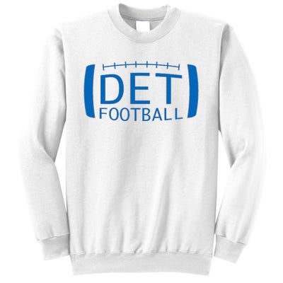 Detroit Football Honolulu Blue & Silver Fan Sweatshirt