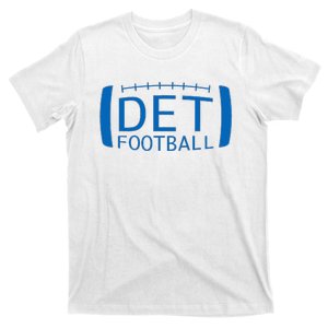 Detroit Football Honolulu Blue & Silver Fan T-Shirt