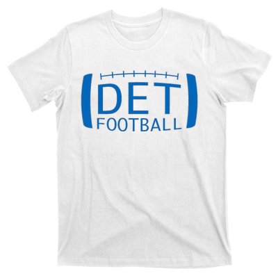 Detroit Football Honolulu Blue & Silver Fan T-Shirt