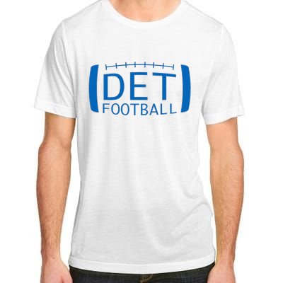 Detroit Football Honolulu Blue & Silver Fan Adult ChromaSoft Performance T-Shirt