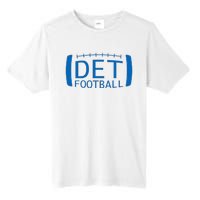 Detroit Football Honolulu Blue & Silver Fan Tall Fusion ChromaSoft Performance T-Shirt