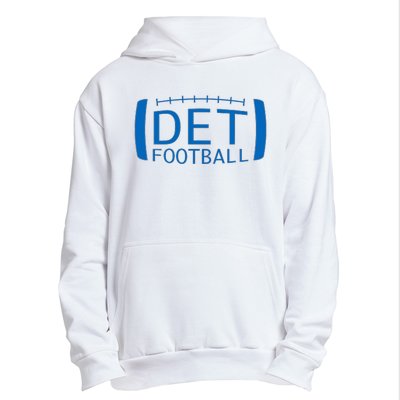 Detroit Football Honolulu Blue & Silver Fan Urban Pullover Hoodie