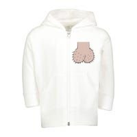 Dickhead Funny Halloween Dick Head Costume Tee Funny Toddler Zip Fleece Hoodie