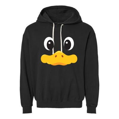 Duck Face Halloween Costume Birthday Idea Cute Funny Garment-Dyed Fleece Hoodie