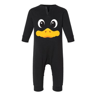 Duck Face Halloween Costume Birthday Idea Cute Funny Infant Fleece One Piece