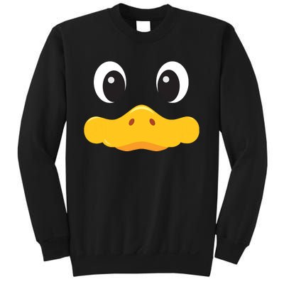 Duck Face Halloween Costume Birthday Idea Cute Funny Sweatshirt