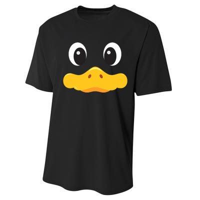 Duck Face Halloween Costume Birthday Idea Cute Funny Performance Sprint T-Shirt