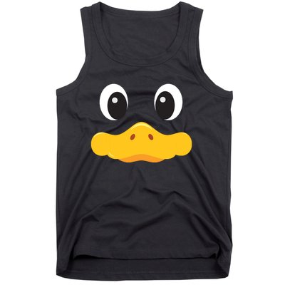 Duck Face Halloween Costume Birthday Idea Cute Funny Tank Top