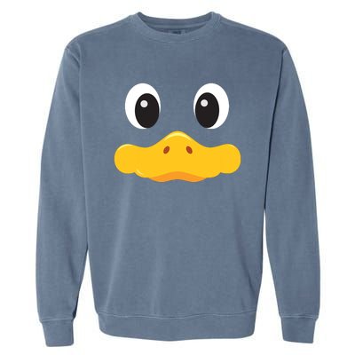 Duck Face Halloween Costume Birthday Idea Cute Funny Garment-Dyed Sweatshirt