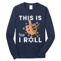 Dreidelorah Funny Hanukkah Gift This Is How I Roll Long Sleeve Shirt