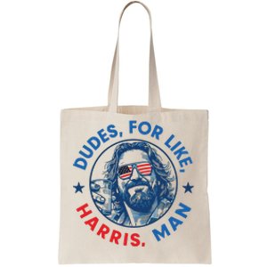 Dudes For Harris Kamala 2024 Madam President Democrat Tote Bag