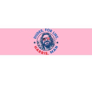 Dudes For Harris Kamala 2024 Madam President Democrat Bumper Sticker