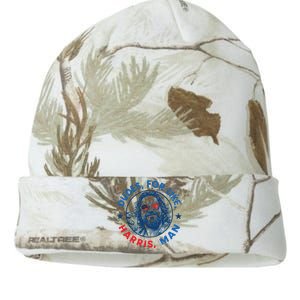 Dudes For Harris Kamala 2024 Madam President Democrat Kati Licensed 12" Camo Beanie