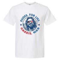 Dudes For Harris Kamala 2024 Madam President Democrat Garment-Dyed Heavyweight T-Shirt