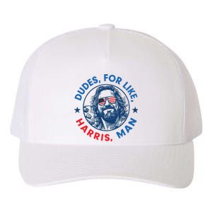 Dudes For Harris Kamala 2024 Madam President Democrat Yupoong Adult 5-Panel Trucker Hat