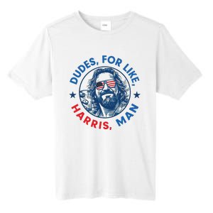 Dudes For Harris Kamala 2024 Madam President Democrat Tall Fusion ChromaSoft Performance T-Shirt