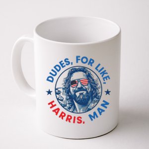 Dudes For Harris Kamala 2024 Madam President Democrat Coffee Mug