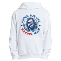 Dudes For Harris Kamala 2024 Madam President Democrat Urban Pullover Hoodie