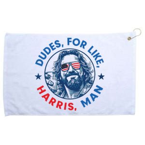 Dudes For Harris Kamala 2024 Madam President Democrat Grommeted Golf Towel