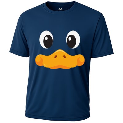 Duck Face Halloween Costume Birthday Idea Cute Funny Cooling Performance Crew T-Shirt