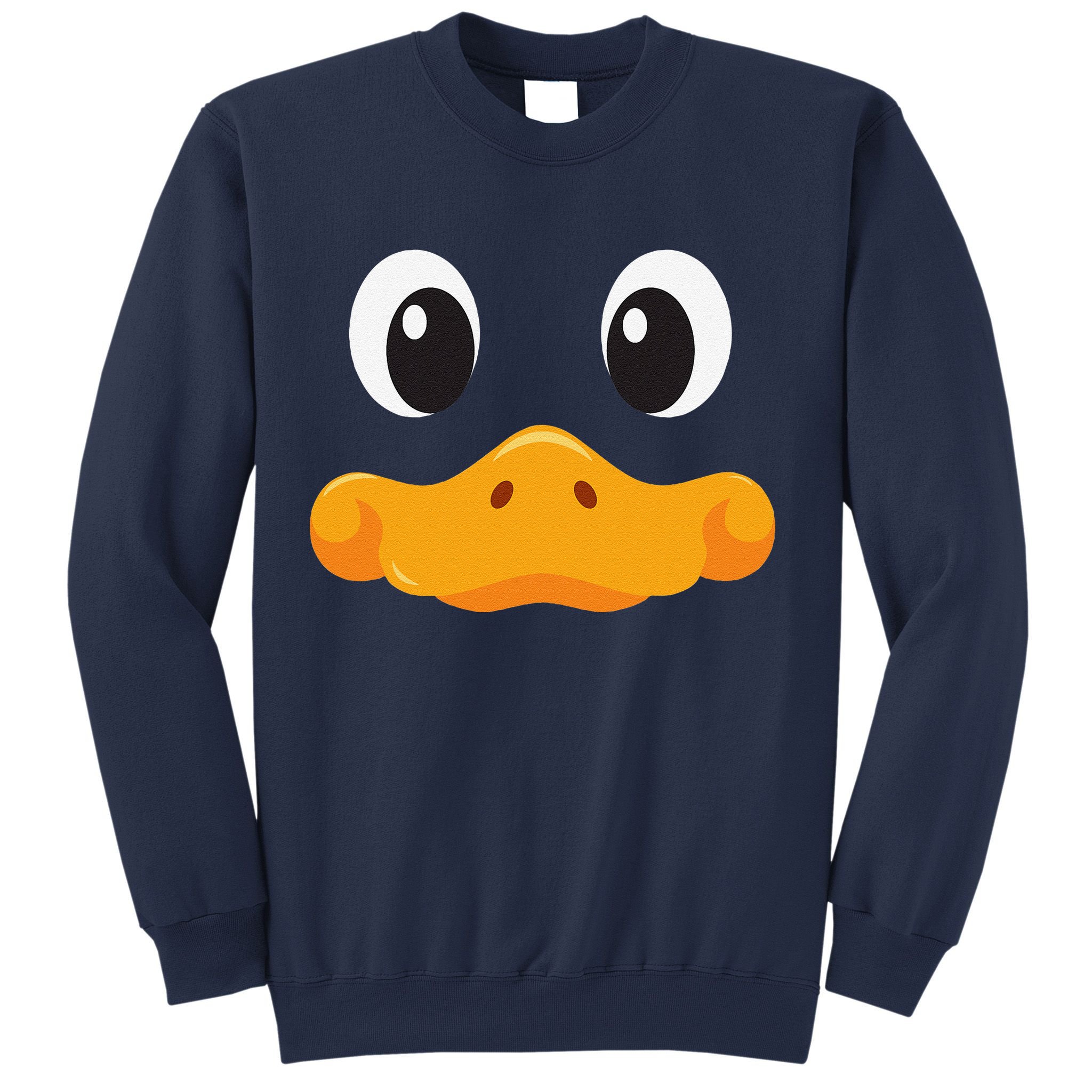 Duck Face Halloween Costume Birthday Idea Cute Funny Sweatshirt