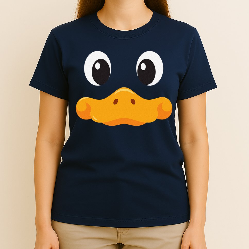 Duck Face Halloween Costume Birthday Idea Cute Funny T-Shirt