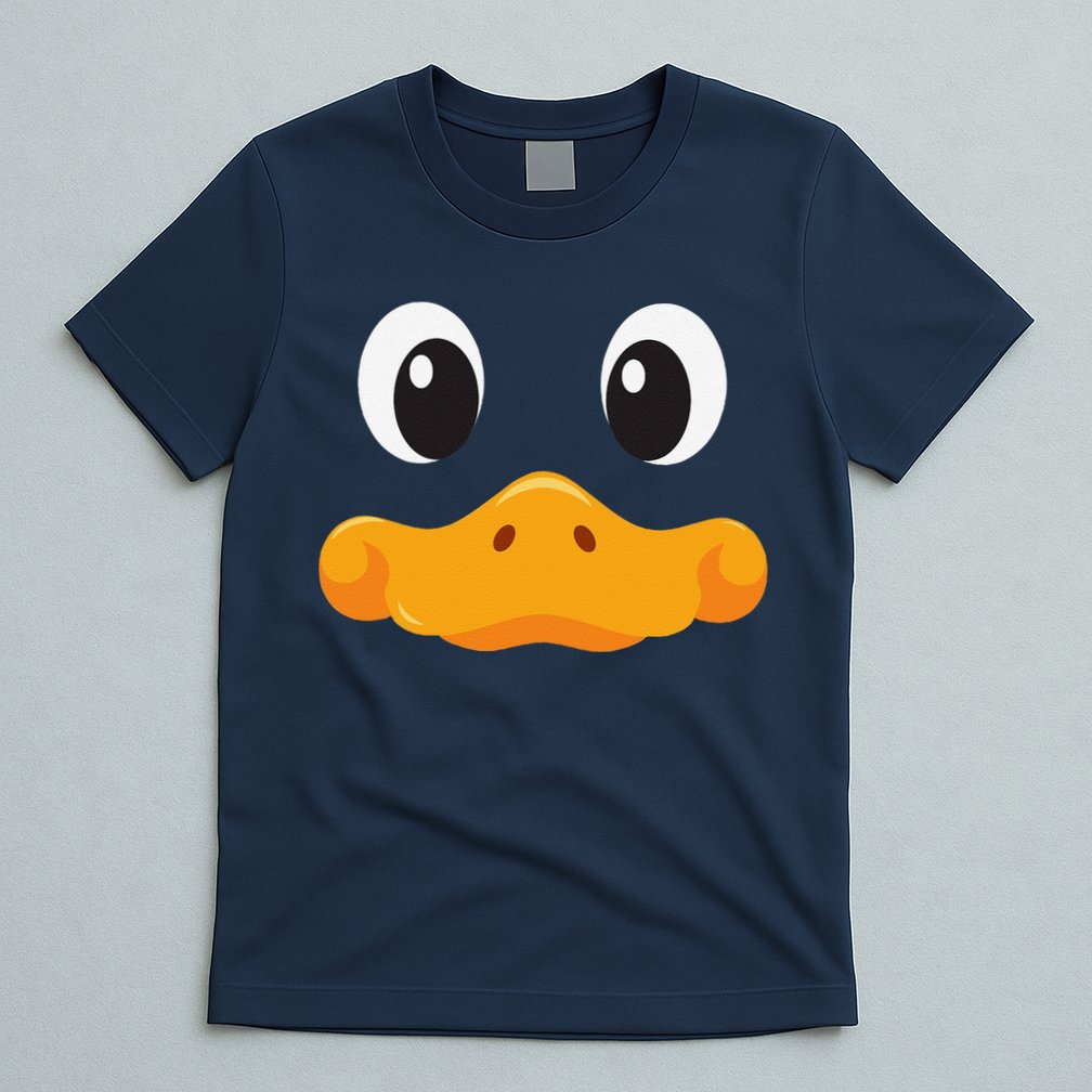 Duck Face Halloween Costume Birthday Idea Cute Funny T-Shirt