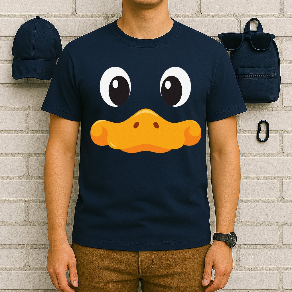Duck Face Halloween Costume Birthday Idea Cute Funny T-Shirt