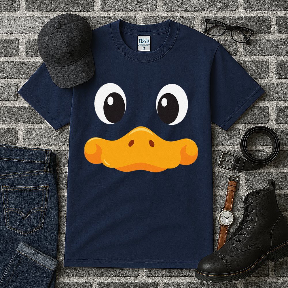 Duck Face Halloween Costume Birthday Idea Cute Funny Tall T-Shirt