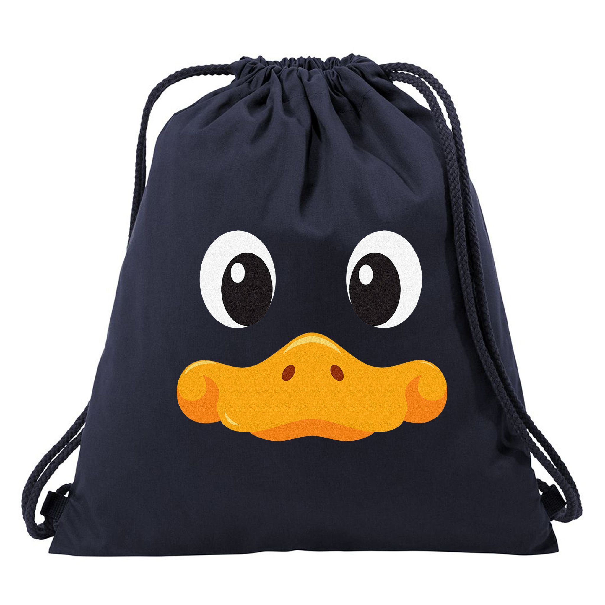 Duck Face Halloween Costume Birthday Idea Cute Funny Drawstring Bag