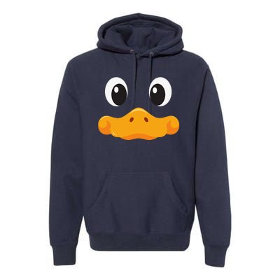 Duck Face Halloween Costume Birthday Idea Cute Funny Premium Hoodie