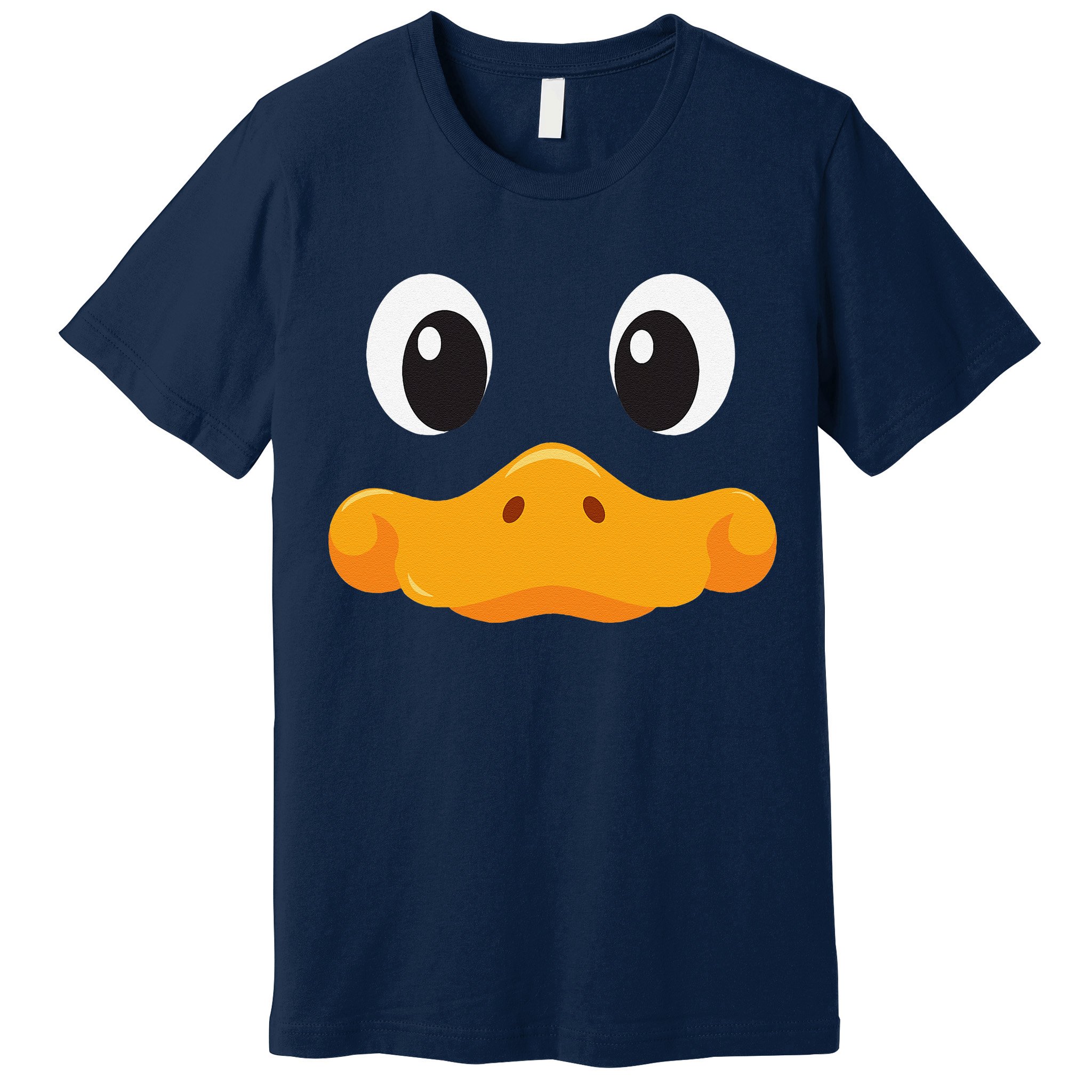 Duck Face Halloween Costume Birthday Idea Cute Funny Premium T-Shirt