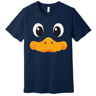 Duck Face Halloween Costume Birthday Idea Cute Funny Premium T-Shirt