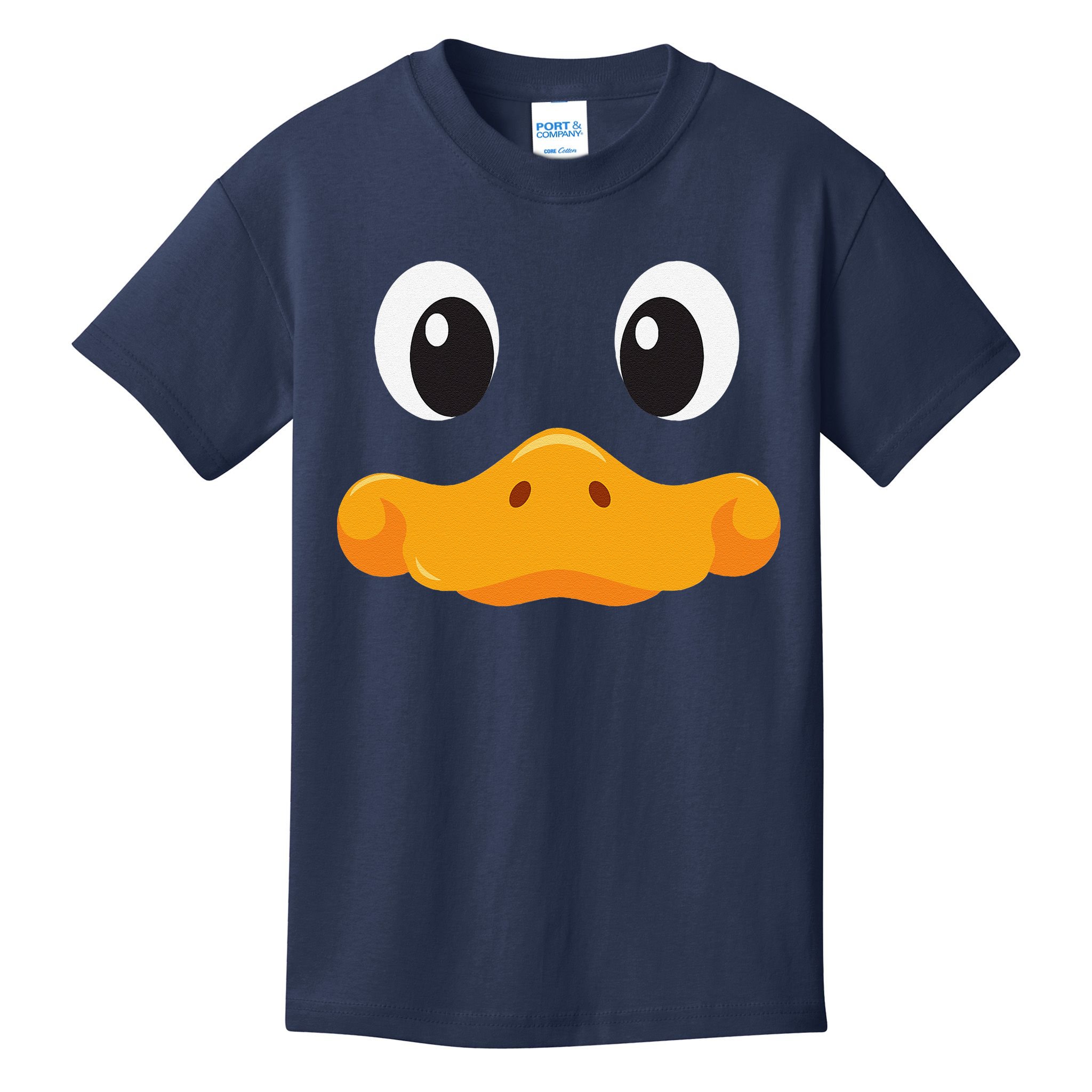 Duck Face Halloween Costume Birthday Idea Cute Funny Kids T-Shirt