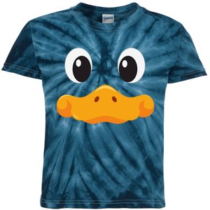 Duck Face Halloween Costume Birthday Idea Cute Funny Kids Tie-Dye T-Shirt