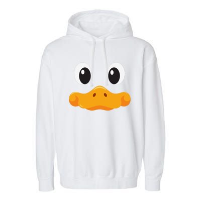 Duck Face Halloween Costume Birthday Idea Cute Funny Garment-Dyed Fleece Hoodie