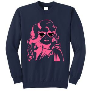 Dolly Face In Sunglasses Dolly Vibes Dolly Fan Lover Tall Sweatshirt