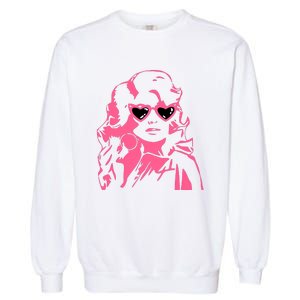 Dolly Face In Sunglasses Dolly Vibes Dolly Fan Lover Garment-Dyed Sweatshirt