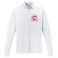 Dolly Face In Sunglasses Dolly Vibes Dolly Fan Lover Performance Long Sleeve Polo