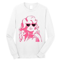 Dolly Face In Sunglasses Dolly Vibes Dolly Fan Lover Long Sleeve Shirt