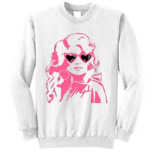 Dolly Face In Sunglasses Dolly Vibes Dolly Fan Lover Sweatshirt