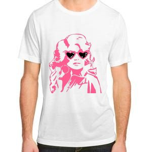 Dolly Face In Sunglasses Dolly Vibes Dolly Fan Lover Adult ChromaSoft Performance T-Shirt