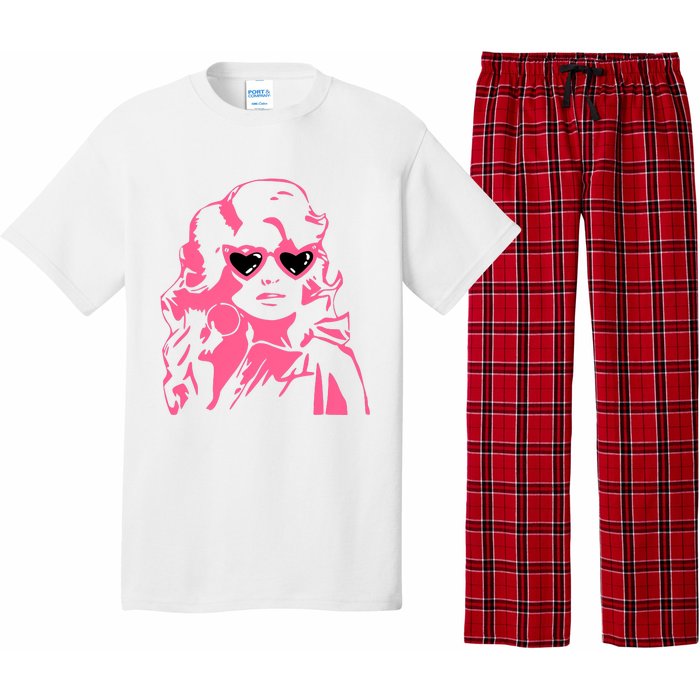 Dolly Face In Sunglasses Dolly Vibes Dolly Fan Lover Pajama Set