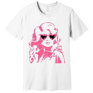 Dolly Face In Sunglasses Dolly Vibes Dolly Fan Lover Premium T-Shirt