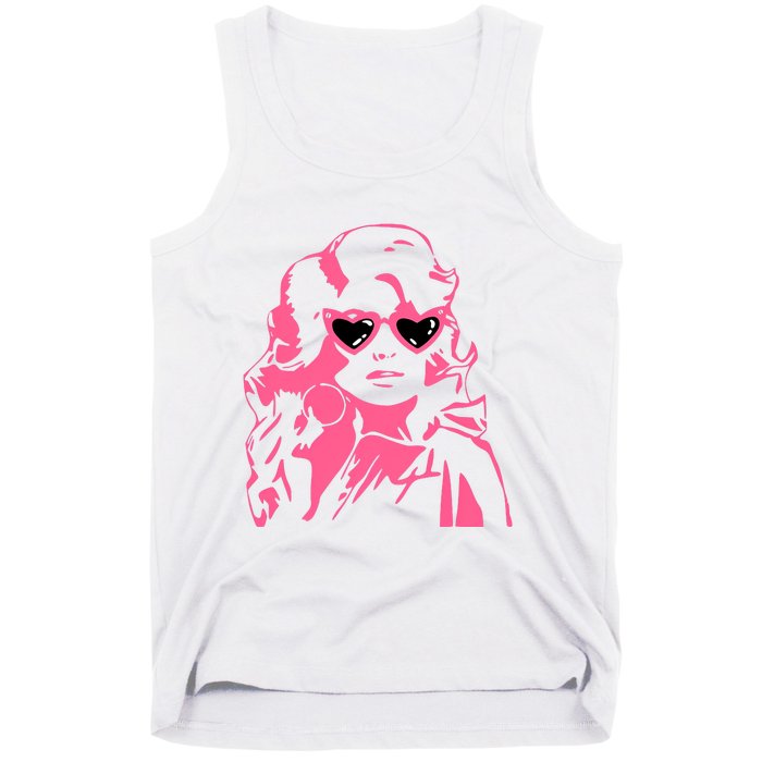 Dolly Face In Sunglasses Dolly Vibes Dolly Fan Lover Tank Top