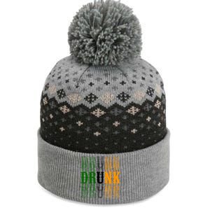 Drunk Funny Irish Drinking The Baniff Cuffed Pom Beanie